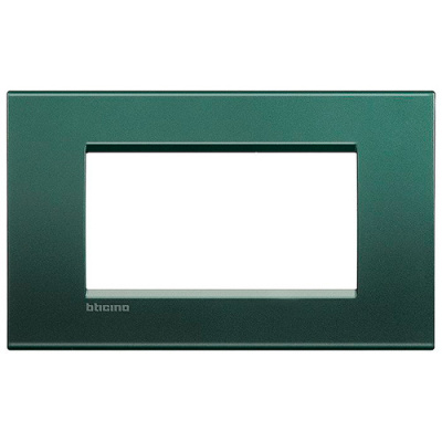 LivingLight Рамка прямоугольная, 4 модуля, цвет зелёный шелк Bticino Bticino  LNA4804PK