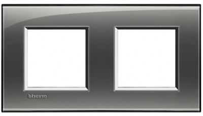 Рамка прямоугольная 2+2 мод Bticino Living Light Лондонский туман Bticino Living Light LNA4802M2KF