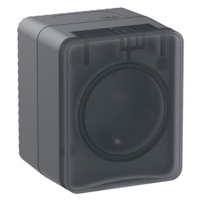 Розетка с/з со шторками 16А 250B Schneider Electric AtlasDesign Profi54 Антрацит Systeme Electric AtlasDesign Profi54 ATN544045