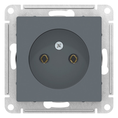 Розетка без заземления 16A механизм Schneider Electric AtlasDesign Грифель Systeme Electric AtlasDesign ATN000741