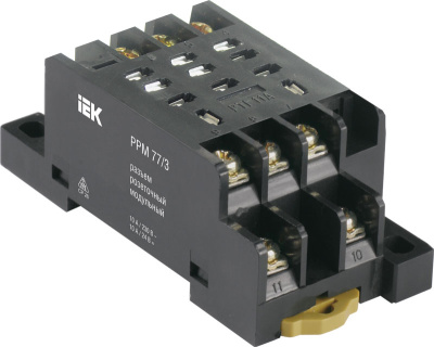 Разъем РРМ78/3(PYF11A) для РЭК78/3(MY3) модульный IEK IEK  RRP20D-RRM-3