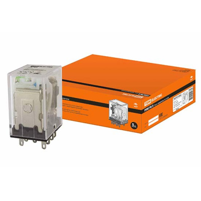 Реле промежуточное с индикатором 5A 12V DC 0,5-1,5мм2 11 контактов IP40 TDM РЭК78/3 TDM ELECTRIC РЭК78 SQ0701-0061