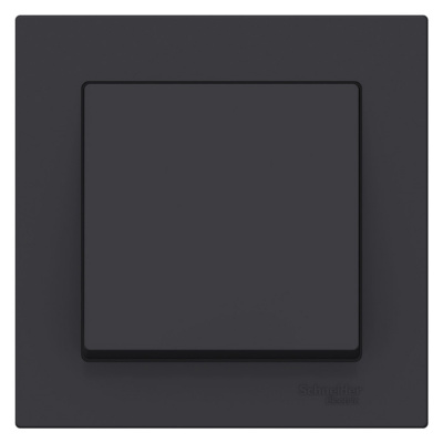 Выключатель 1-клавишный сх.1 10AX в сборе Schneider Electric AtlasDesign Карбон Systeme Electric AtlasDesign ATN001012