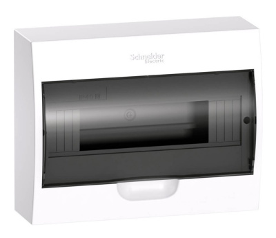 Бокс пластиковый навесной с прозрачной дверцей 1ряд/12мод, IP40 Schneider Electric Easy9 Systeme Electric Easy9 EZ9E112S2SRU