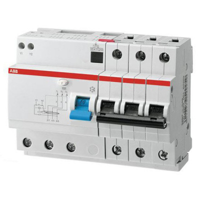 ABB Дифавтомат DS203 3P+N 10A (B) 6кА типA 30mA ABB DS203 2CSR253101R1105