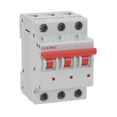 Автоматический выключатель 3P 16A (D) 6kA DKC YON MD63 DKC YON MD63 MD63-3D16-6