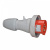 Вилка прямая 3P+PE 16A 380-415V IP66/67 Legrand P17 Tempra Pro  Legrand P17 Tempra Pro 555328