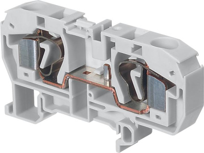 Клемма D10/10.2L пруж. 10мм.кв. серая ABB ABB D 1SNA290291R0300