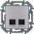 Двойная розетка RJ 45 - категория 6 - UTP IEK Inspiria Алюминий IEK Inspiria 673842