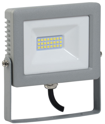 Прожектор LED СОВ 92х122х27мм 20W 6500K 1600Lm угол луча 120°С IP65 Серый IEK СДО07-20 IEK СДО LPDO701-20-K03