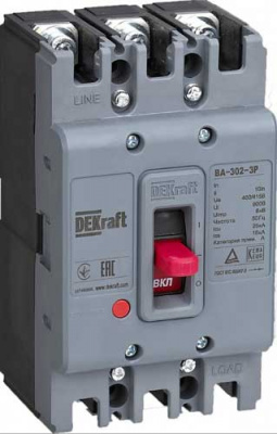 Автомат DEKraft BA-302 3P 63A 25kA DEKraft  22747DEK