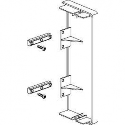 Заглушка короба 165х55мм OL45 Schneider Electric Алюминий Schneider Electric OptiLine 45 ISM10454