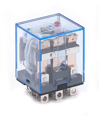 Промежуточное реле 2 конт. с инд. LED 10А 12В AC ПР- DEKraft DEKraft  23202DEK