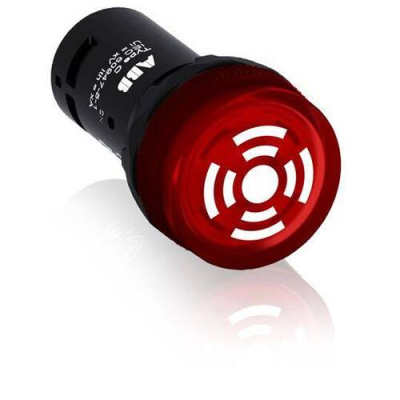 Зуммер CB1-610R с пульсирующим сигналом, с подсветкой, красный, 24 В AC/DC ABB ABB  1SFA619600R6101