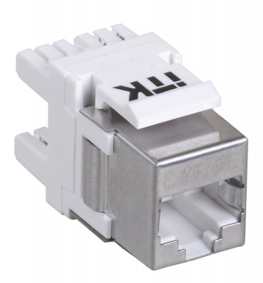 Модуль Keystone Jack кат.5E FTP, IDC Dual, верт. зад. ITK  ITK  CS1-1C5EF-D2