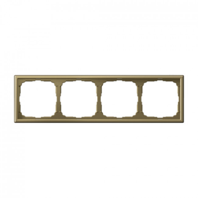 ARTGALLERY 4-постовая РАМКА, ЗОЛОТО Systeme Electric ArtGallery GAL001604