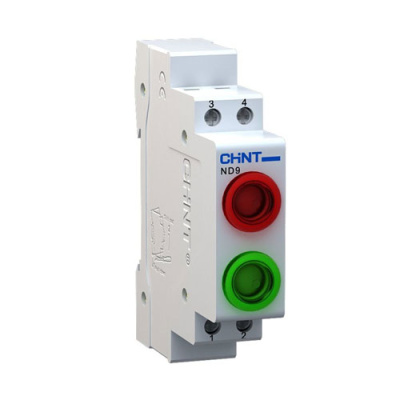 CHINT Индикатор ND9-2/gr зеленый+красный , AC/DC230В (LED)   CHINT ND9 594138CHINT