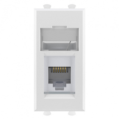 Телефонная розетка RJ-12 модульная, "Avanti", "Белое облако", 1 модуль DKC DKC Avanti 4400311DKC