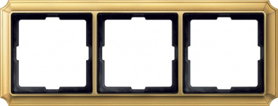 Рамка 3-постовая Merten Antique Блестящая латунь Merten Antique MTN483321