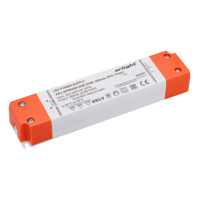 Блок питания ARJ-SP68350-DIM 24W, 350mA, PFC, Triac Arlight Arlight ARJ-SP 022297Arlight