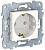 Розетка с заземлением без шторок винтовой зажим 16A 250В Schneider Electric Unica New Белый