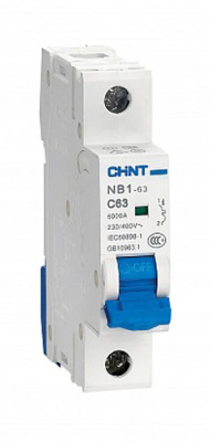 Автоматический выключатель NB1-63H 1P 16A 10кА (D) CHINT CHINT  179798CHINT