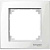 Рамка 1-постовая Merten System M M-Plan Белый глянец