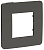 Рамка 1-постовая Schneider Electric Unica New Studio Color Дымчато-Серый/Антрацит