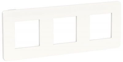 Рамка 3-постовая Schneider Electric Unica New Studio Color Белый/Белый Schneider Electric Unica New Studio Color NU280618