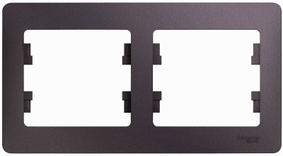 Рамка 2-постовая горизонтальная Systeme Electric Glossa Сиреневый туман Systeme Electric Glossa GSL001402