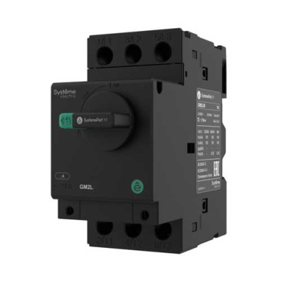 Systeme Electric Автомат защиты двигателя  GM2L 0.63A магн.расцепитель пов.рук Systeme Electric GM2L GM2L04