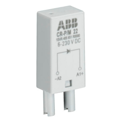 Варистор и светодиод красный CR-P/M-62D 24-60B AC/DC для реле CR-P CR-M ABB ABB CR-P/M 1SVR405655R4000