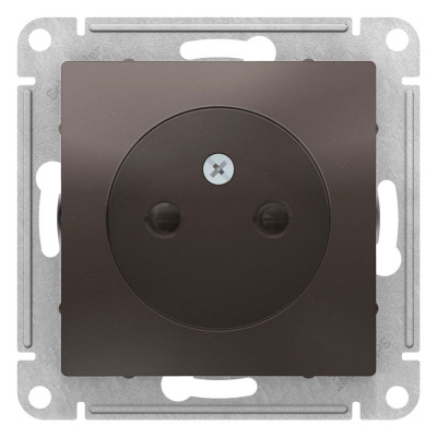 Розетка без заземления со шторками 16A механизм Schneider Electric AtlasDesign Мокко Systeme Electric AtlasDesign ATN000649