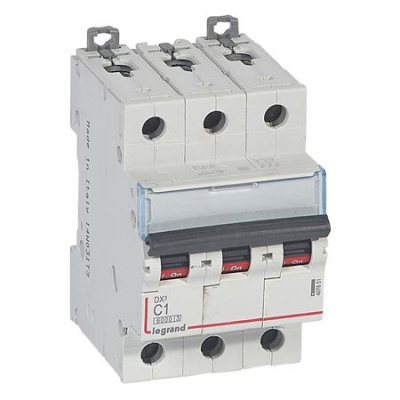 Автоматический выключатель 3P 1A C 6kA Legrand DX3 Legrand DX3 407851
