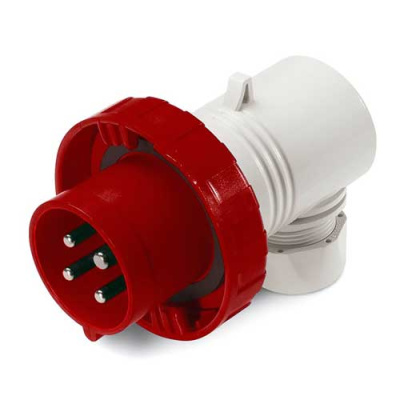 Вилка кабельная угловая IP67 32А 3P+E 400В DKC DKC  DIS2263236