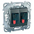 Аудиорозетка 2-ая Schneider Electric Unica Top Графит