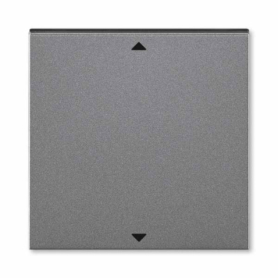 Управляющий элемент Busch-Jalousiecontrol®II с маркировкой сталь / дымчатый чёрный ABB Levit M ABB Levit M 2CHH700110A4069