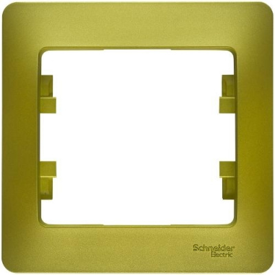 Рамка 1-постовая Systeme Electric Glossa Фисташковый Systeme Electric Glossa GSL001001