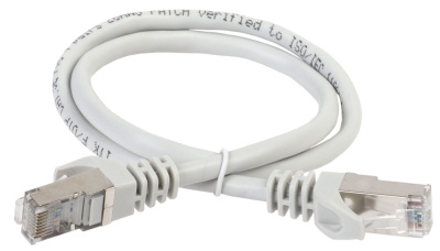 Коммутационный шнур (патч-корд), кат.5Е FTP, 3м, серый ITK ITK  PC01-C5EF-3M
