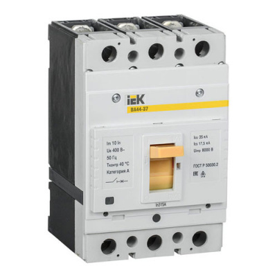 Автоматический выключатель IEK ВА44-37 3P 315A 35kA IEK ВА44-37 SVA4410-3-0315-35