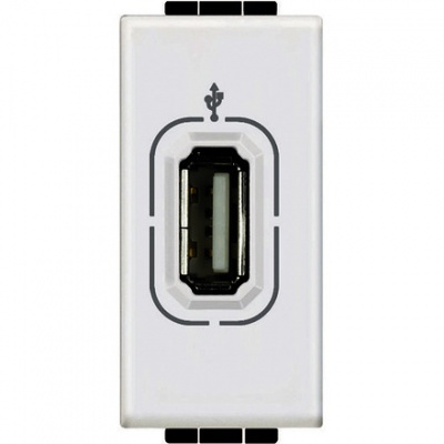 Разъем USB Bticino Living Light Белый Bticino Living Light N4285