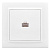Розетка RJ-45 1-местная СП EKF Basic Минск Белый
