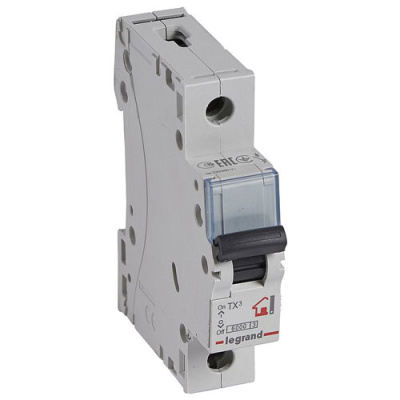 Автоматический выключатель 1P 25 A B 6kA Legrand TX3 Legrand TX3 403974