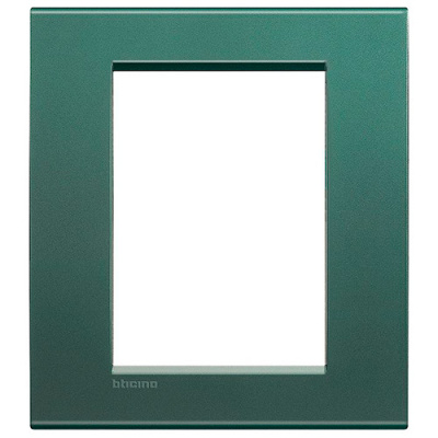 LivingLight Рамка прямоугольная, 3+3 модуля, цвет зелёный шелк Bticino Bticino  LNA4826PK