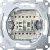 Механизм Переключатель 2-клавишный 10A Merten SM&SD Merten Merten Механизмы MTN3126-0000