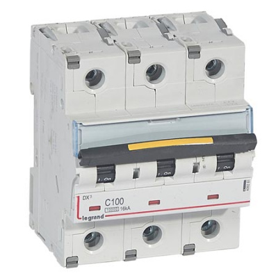 Автоматический выключатель 3P 100 A C 10kA Legrand DX3 Legrand DX3 409281