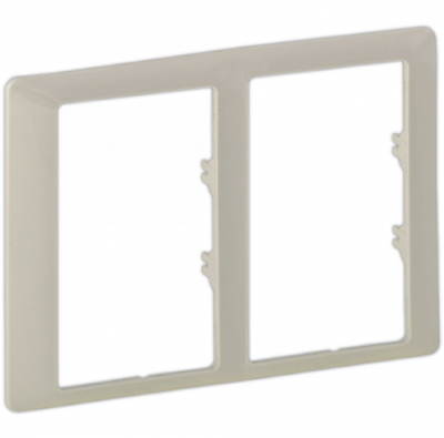 Рамка 2-постовая для двух двойных розеток Legrand Valena Life Слоновая кость Legrand Valena Life 754232