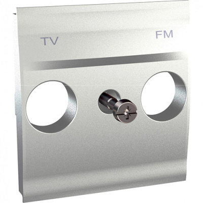 Unica Top Центральная плата розетки TV/FM, Алюминий Schneider Electric Schneider Electric  MGU9.440.30