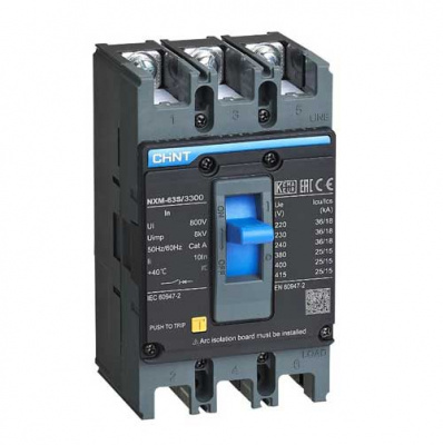 CHINT Автоматический выключатель NXM-63S/3P 32А 25кА  CHINT  205886CHINT