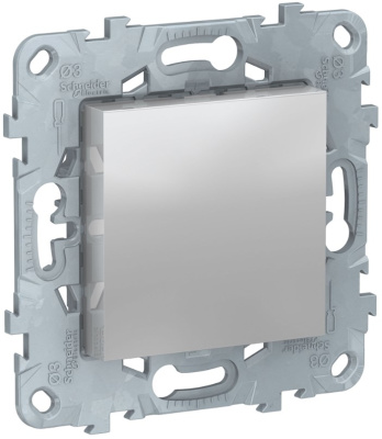 Заглушка 45х45 Schneider Electric Unica New Алюминий Schneider Electric Unica New NU586630